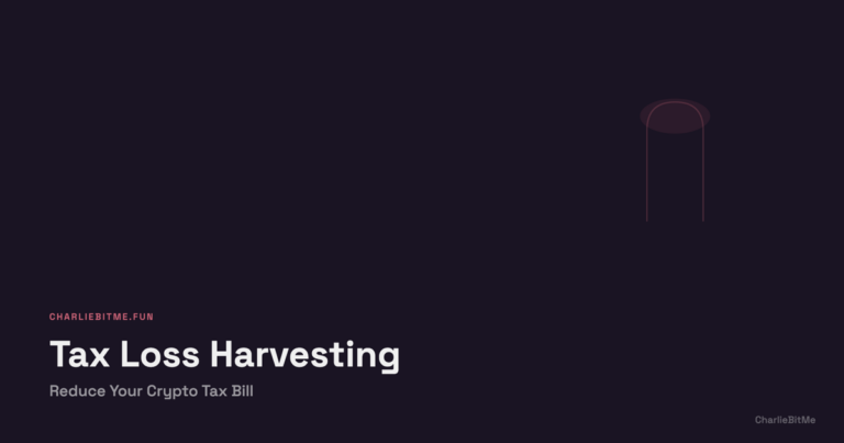 Crypto Tax Loss Harvesting - Charlie Bit Me