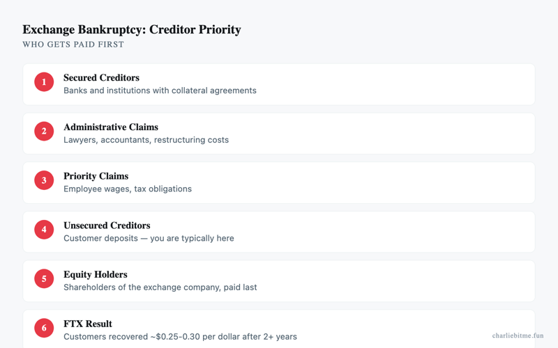 Exchange Bankruptcy Crypto Infographic - Charlie Bit Me