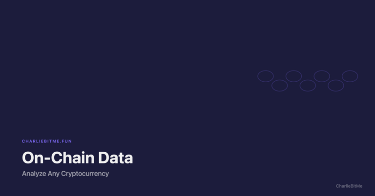 On Chain Data Analyze Crypto - Charlie Bit Me