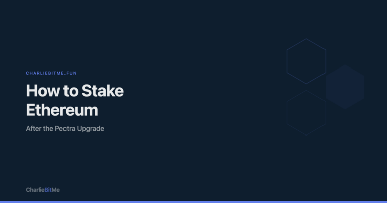 Guide to staking Ethereum after the Pectra upgrade